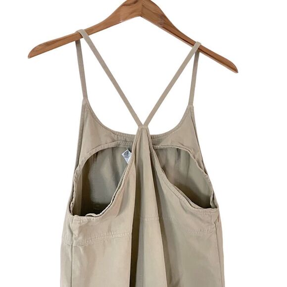 Vintage 90’s J.L. N.Y. Khaki Overall Maxi Dress - Picture 4 of 6